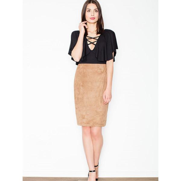 Sukně Figl model 52571 Brown S