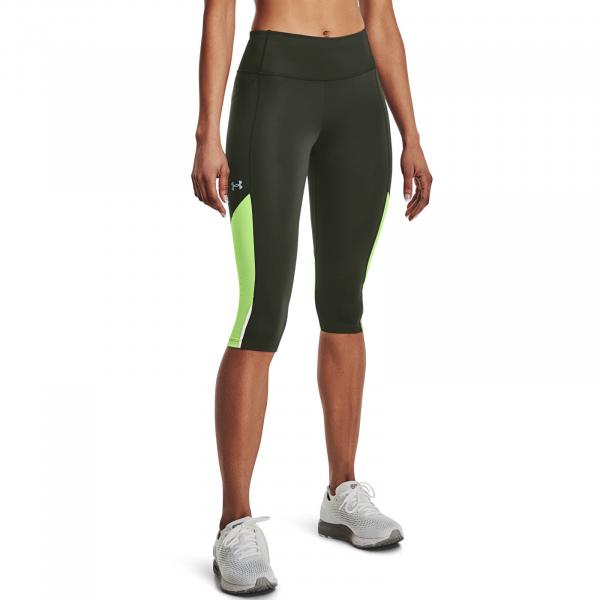 Legíny Under Armour Fly Fast 3.0 Speed Capri Baroque Green XS