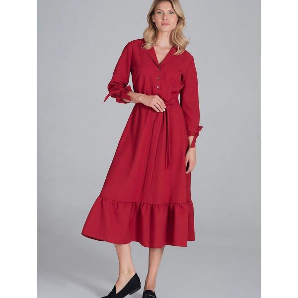 Šaty Figl model 162372 Red S