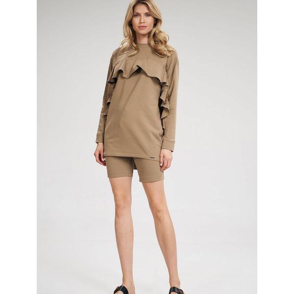 Košile Figl model 162350 Beige S/M