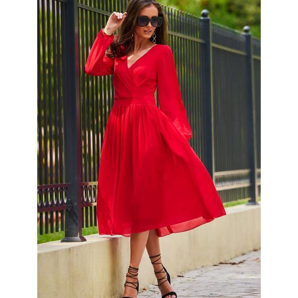 Šaty Roco Fashion model 172915 Red 34