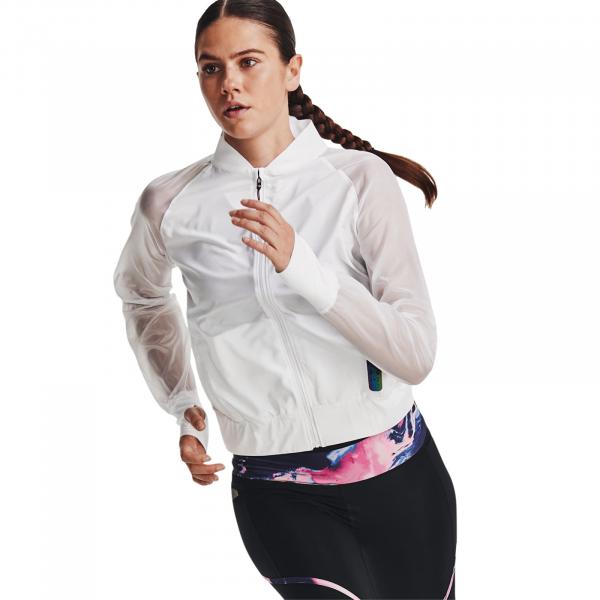 Bunda Under Armour Run Anywhere Storm Jacket White XS