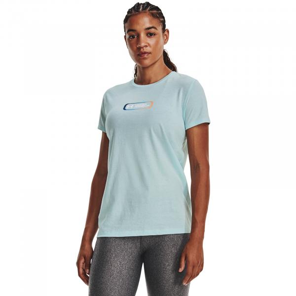 Tričko Under Armour Gradient Pill Ss Fuse Teal S