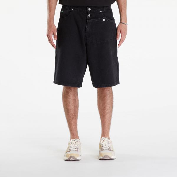 PLEASURES Collision Jorts Faded Black 36