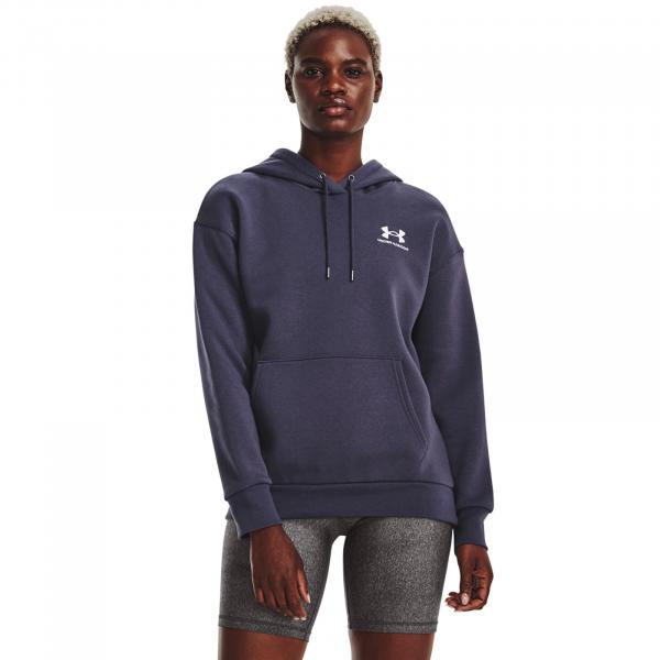 Mikina Under Armour Essential Fleece Hoodie Tempered Steel XS