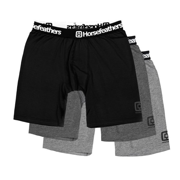 Boxerky Horsefeathers Dynasty Long 3-Pack Boxer Shorts Assorted L