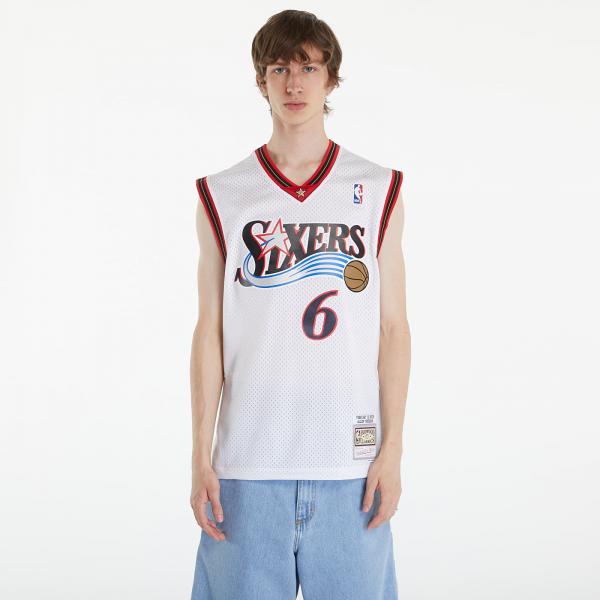 Dres Mitchell & Ness Philadelphia 76ers 3 Allen Iverson 2002 Swingman Jersey White/ White XXL