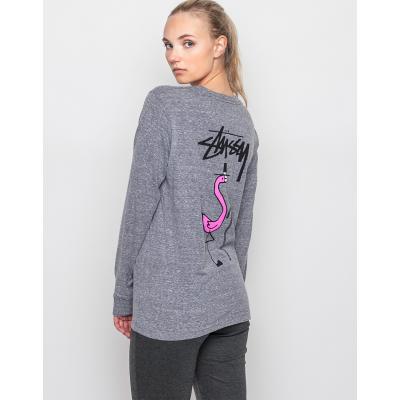 Triko Stussy Flam Classic Grey Heather