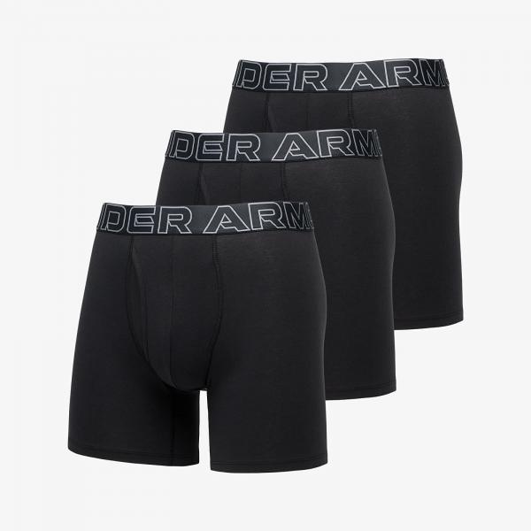 Boxerky Under Armour Perf Cotton 6In Black M