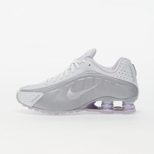 Tenisky Nike W Shox R4 White/ Barely Grape-Mtlc Platinum EUR 36