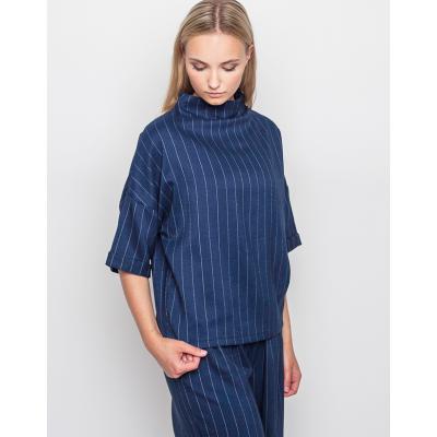 mbyM Edwina blue pinstripe L
