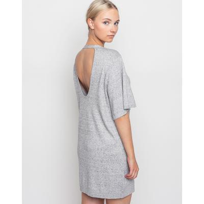 Šaty mbyM Fantasia flecked grey