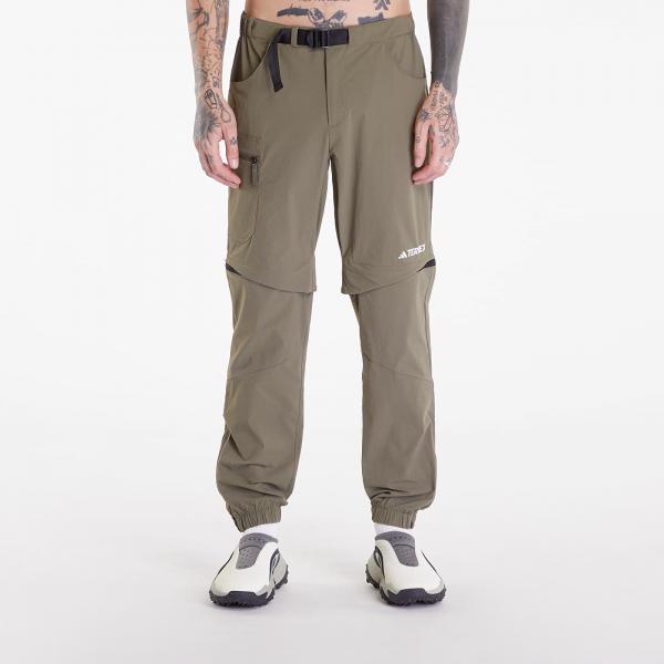 Kalhoty adidas Terrex Utilitas Hiking Zip-Off Pants Olive Strata M