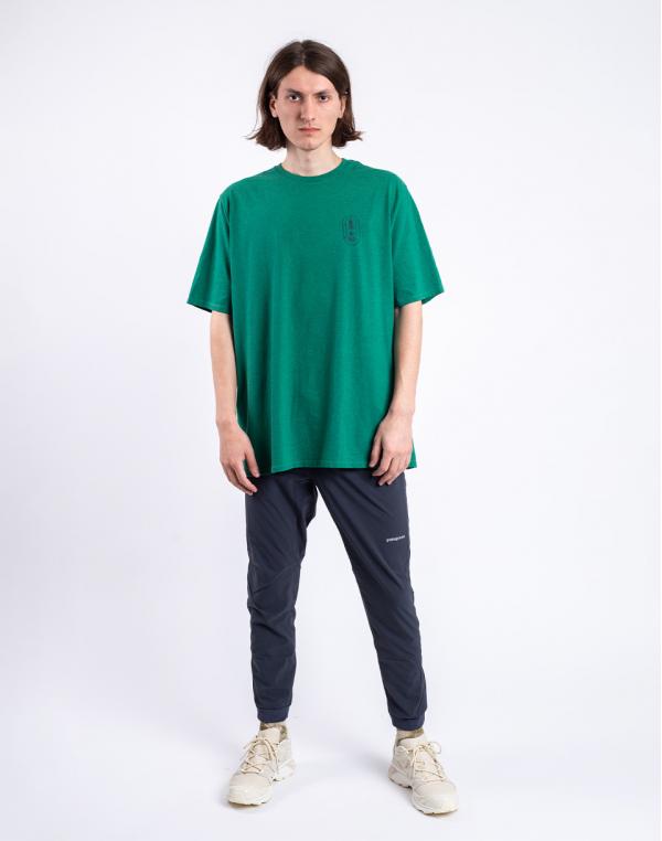 Tričko Patagonia M's Clean Climb Trade Responsibili-Tee Clean Climb Bloom: Gather Green