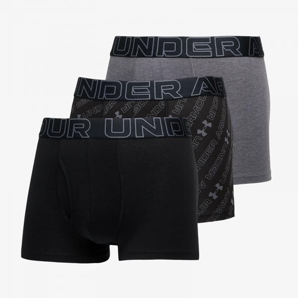 Boxerky Under Armour M Performance Cotton Nov 3in Black XL