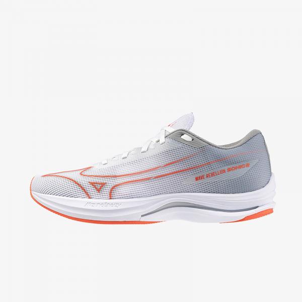 Tenisky Mizuno Wave Rebellion Sonic 2 White/ Hot Coral/ Harbor Mist EUR 47