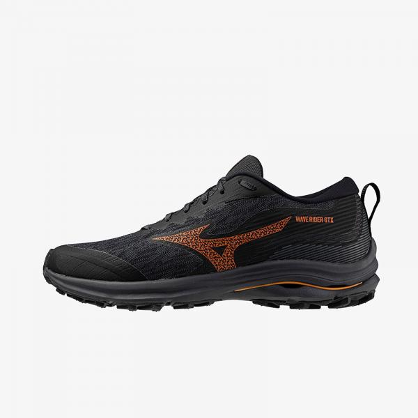 Tenisky Mizuno Wave Rider Gtx Black/ Nasturtium/ Carrot Curl EUR 43