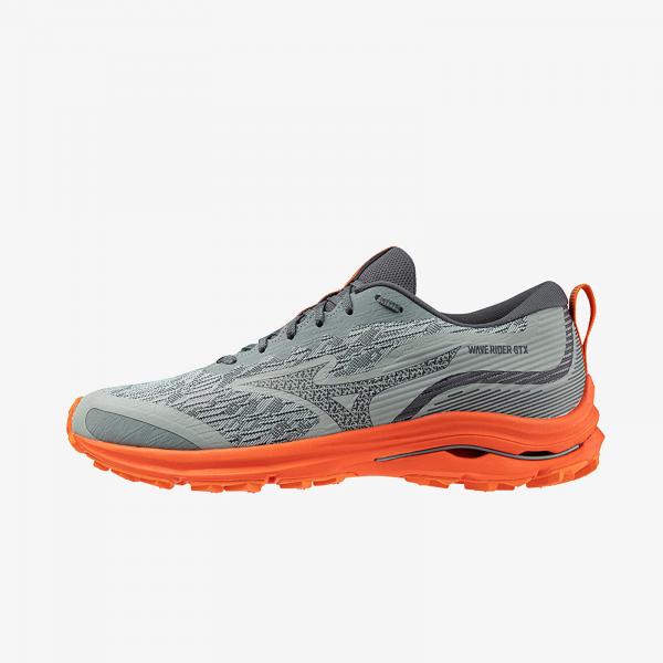 Tenisky Mizuno Wave Rider Gtx Abyss/ Ebony/ Tangerine Tango EUR 44.5