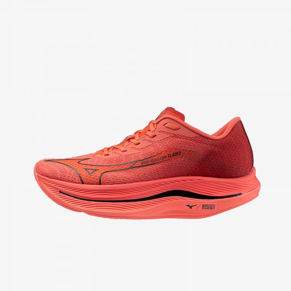Tenisky Mizuno Wave Rebellion Flash 2 Dubarry/ Black/ Cranberry EUR 45