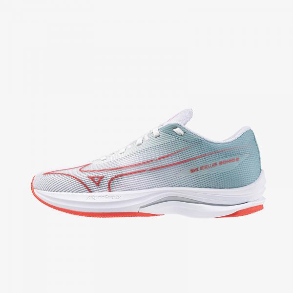 Tenisky Mizuno Wave Rebellion Sonic 2 White/ Cayenne/ Gray Mist EUR 37