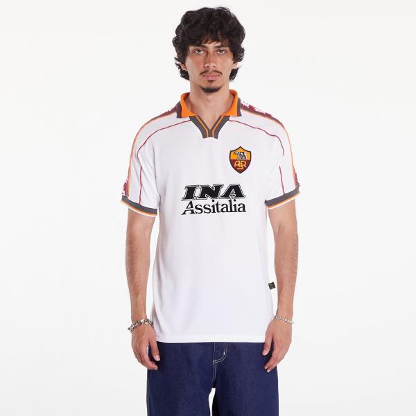 Dres COPA AS Roma 1998 - 99 Away Retro Football Shirt UNISEX White L