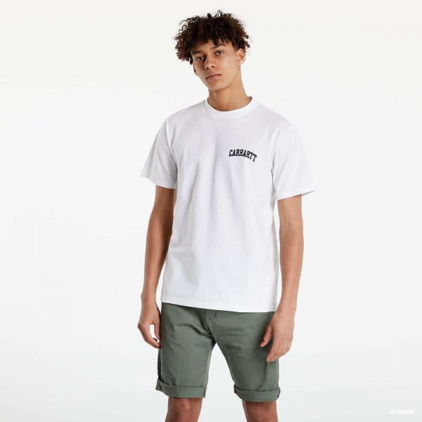 Tričko Carhartt WIP S/S University Script T-Shirt White/ Black XS