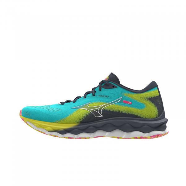 Tenisky Mizuno Wave Sky 7 JBlue/ White/ Bolt2(Neon) EUR 50
