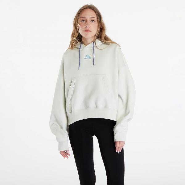 Mikina Nike ACG Therma-FIT Women's "Tuff Knit" Fleece Hoodie Sea Glass/ Summit White L