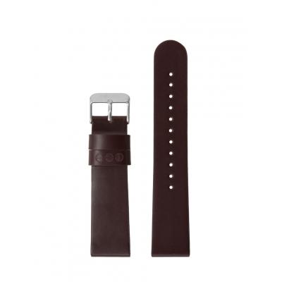Hodinky Komono Winston / Walther Strap 20 Burgundy Silver