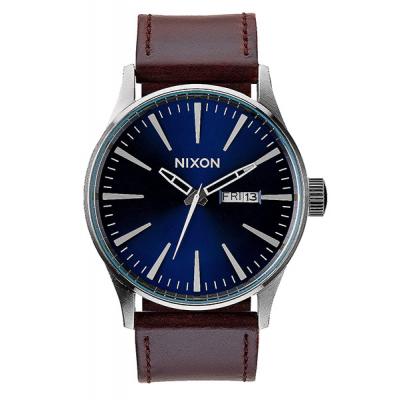 Nixon Sentry Leather Blue/Brown