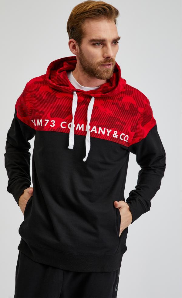 SAM 73 Pánská mikina AKVAMARIN Černá