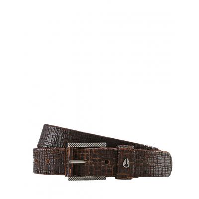 Pásek Nixon Americana SE Slim Belt DARK BROWN