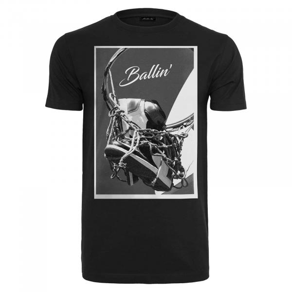 Tričko Urban Classics Ballin 3.0 Tee Black M