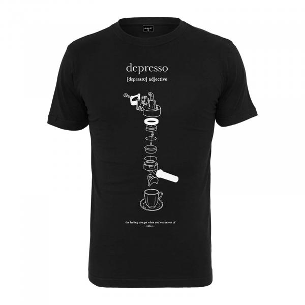 Tričko Urban Classics Depresso Tee Black XS