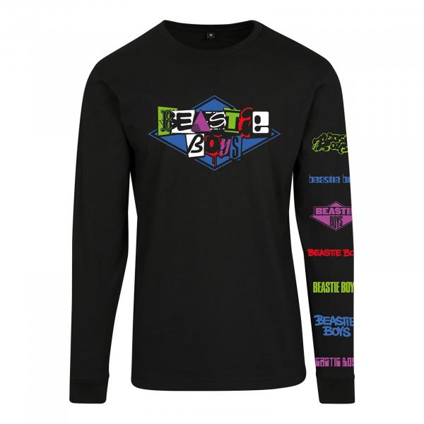 Tričko Urban Classics Beastie Boys Logo Longsleeve Black XS