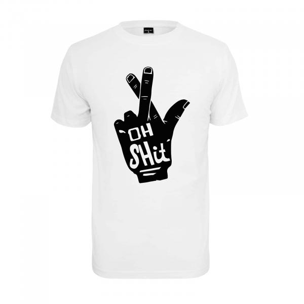Tričko Urban Classics Oh Shit Tee White S