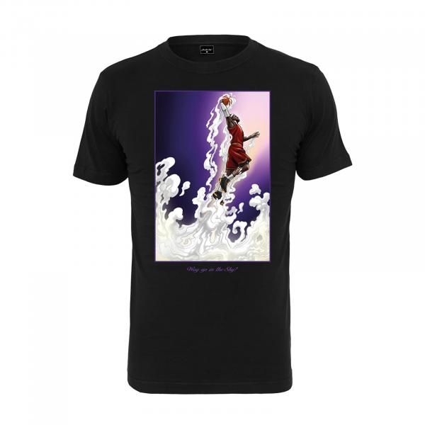 Tričko Urban Classics Way Up In The Sky Tee Black M