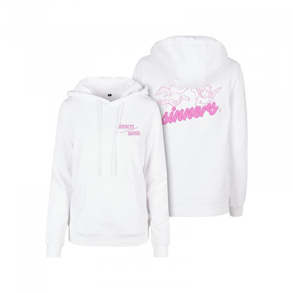 Mikina Urban Classics Ladie Sinners Hoody White XS