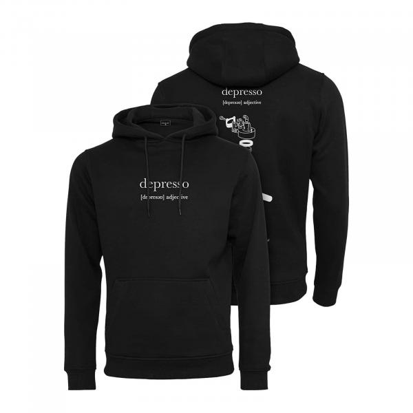 Mikina Urban Classics Depresso Hoody Black XL