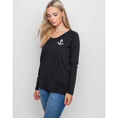 Triko makia Anchor Long Sleeve Black