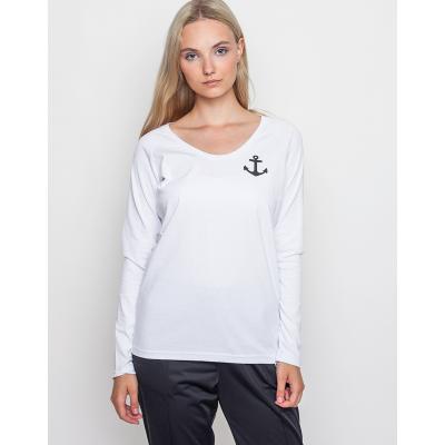 Makia Anchor Long Sleeve White S