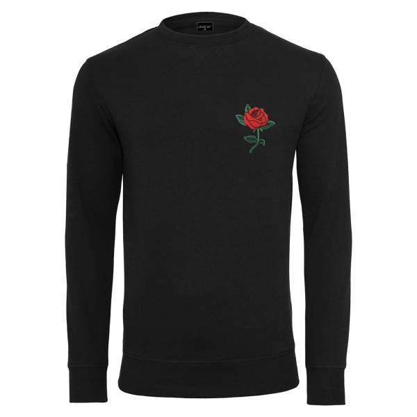 Mikina Urban Classics Rose Crewneck Black L