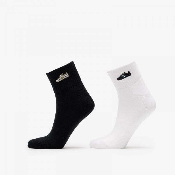 Ponožky adidas Samba Ankle 2Pp White/ Black XL