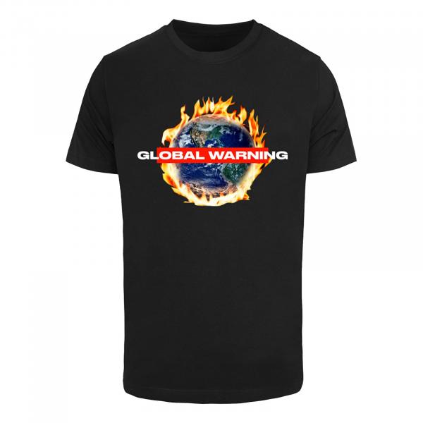 Tričko Urban Classics Global Warning Tee Black S
