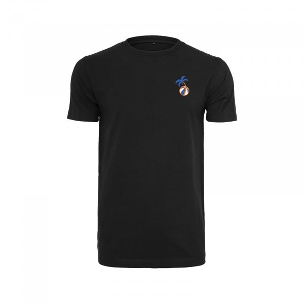 Tričko Urban Classics Summer Basketball Tee EMB Black XS