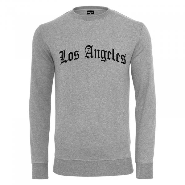 Mikina Urban Classics Los Angeles Wording Crewneck Grey XS
