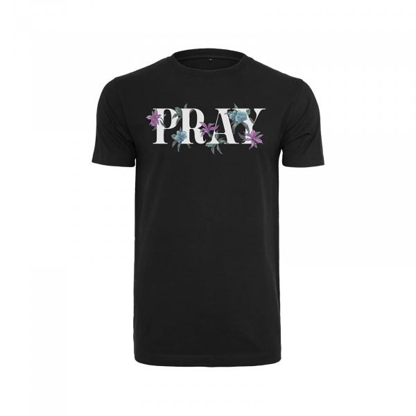 Tričko Urban Classics Flower Pray Tee Black M