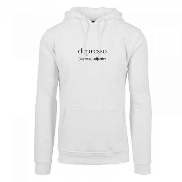 Mikina Urban Classics Depresso Hoody White XL