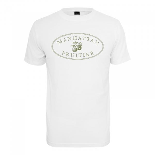 Tričko Urban Classics Manhattain Fruiter Tee White S