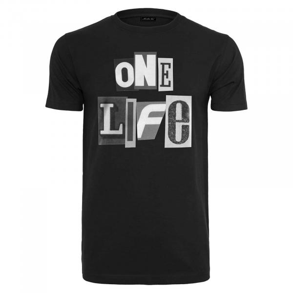 Tričko Urban Classics One Life Tee Black S